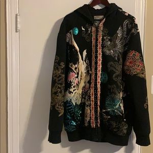 Black Ruthless Art Hood Jacket 3X